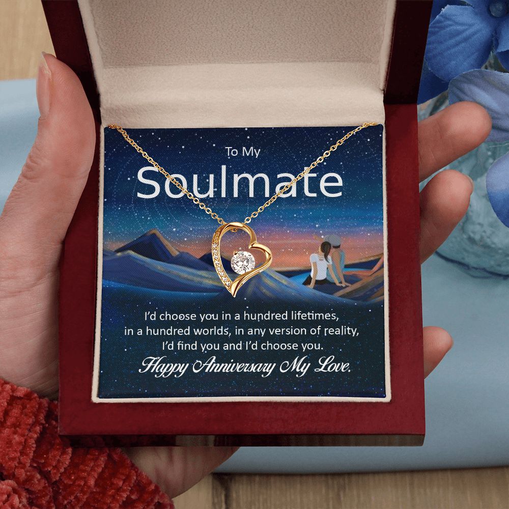 HAPPY ANNIVERSARY TO MY SOULMATE- ETERNAL HOPE NECKLACE