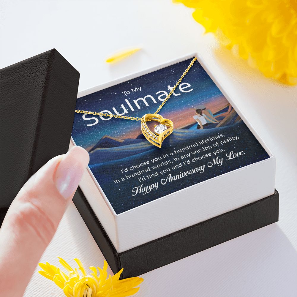 HAPPY ANNIVERSARY TO MY SOULMATE- ETERNAL HOPE NECKLACE