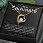 TO MY SOULMATE- I WISH I COULD TURN BACK THE CLOCK- FOREVER LOVE NECKLACE