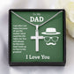 I AM WHO I AM COZ OF YOU- STAINLESS STEEL CROSS NECKLACE