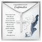 CONFIRMATION - TRUST IN THE LORD- STAINLESS STEEL CROSS NECKLACE