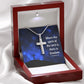 WHERE THE SPIRIT OF THE LORD - STAINLESS STEEL CROSS NECKLACE